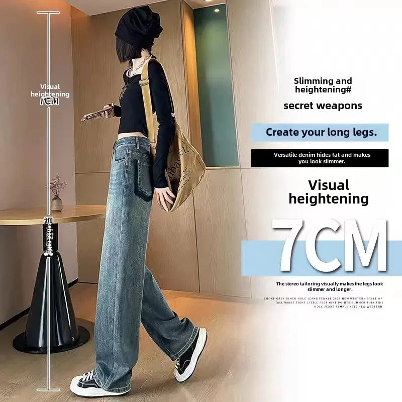 Džinsai Merginom Aukštu Liemenu Petite Edition