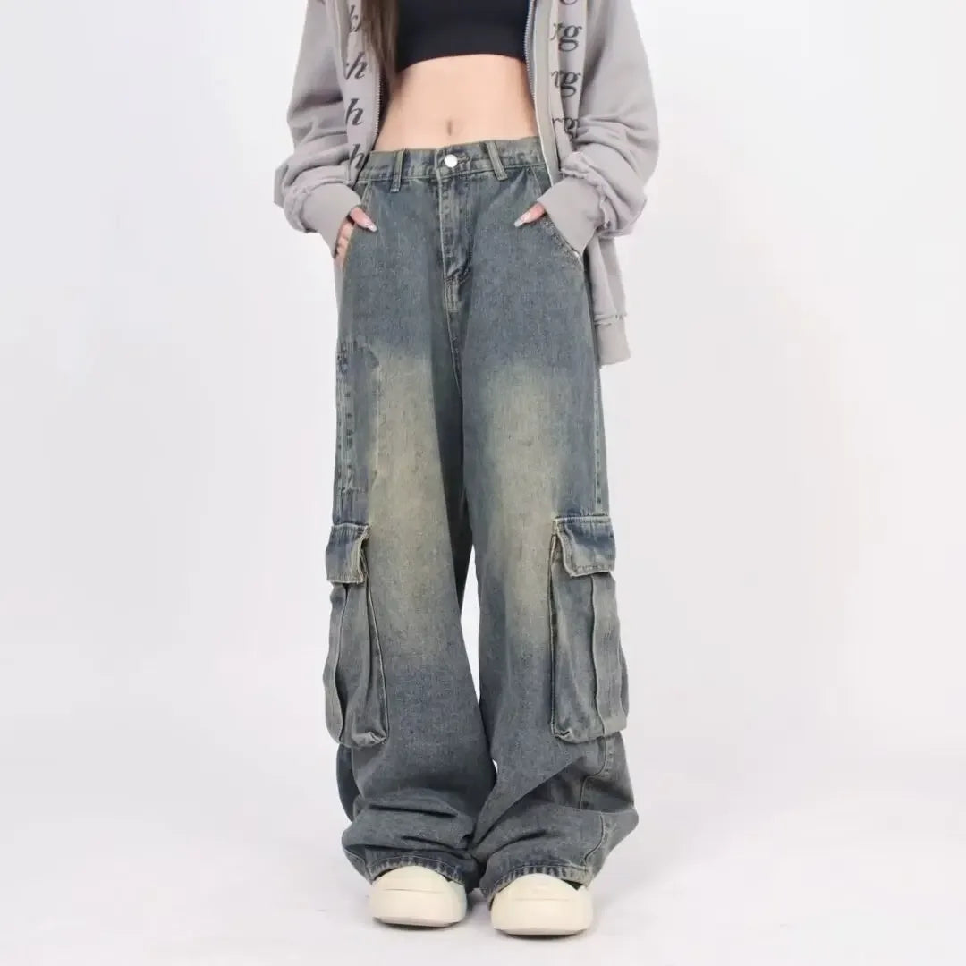 High Street Stiliaus Amerikietiški Džinsai