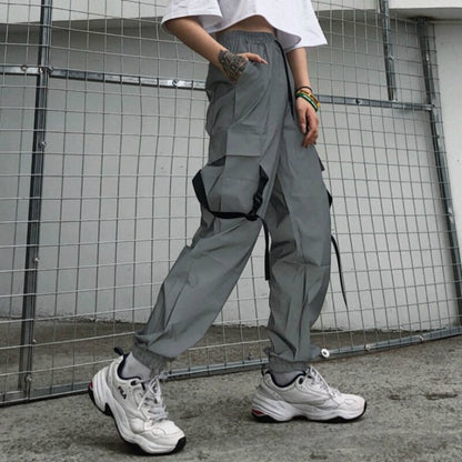 Atspindinčios Hip-Hop Stiliaus Kelnės