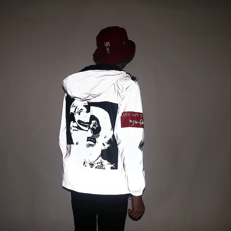 Stilingas Streetwear mados vėjo neperpučiama striukė