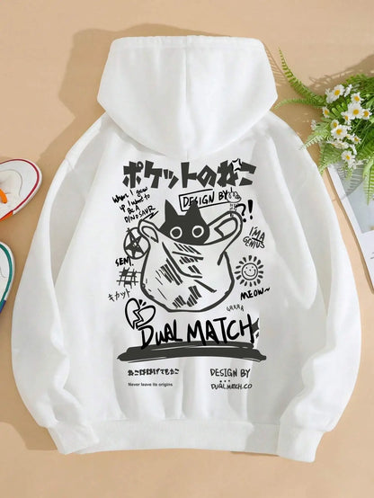 Džemperis merginom &quot;Pocket Cat&quot;